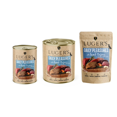 Lugers Daily Pleasures conserva caini miel si morcov