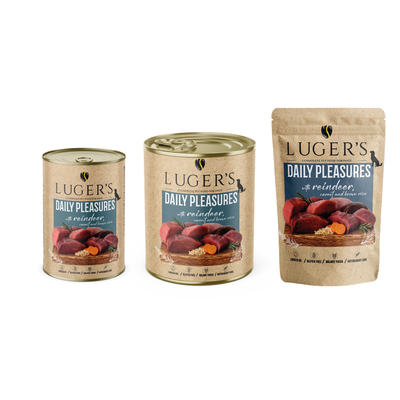 Lugers Daily Pleasures conserva caini ren si morcov
