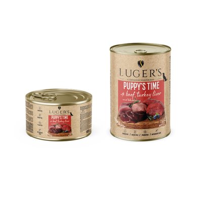 Lugers Puppy's Time conserva catelusi vita si ficat de curcan