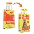 Miau Miau Nisip Bentonită Aglomerant pentru Pisici 5kg – Portocală 1