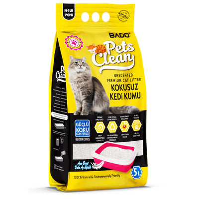 NISIP BADOO PETS CLEAN 5L - Petshop-constanta